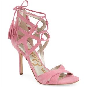 Sam Edelman Azela Tasseled Lace Up Sandals